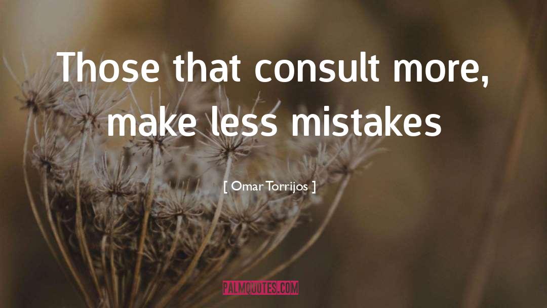 Mistake quotes by Omar Torrijos