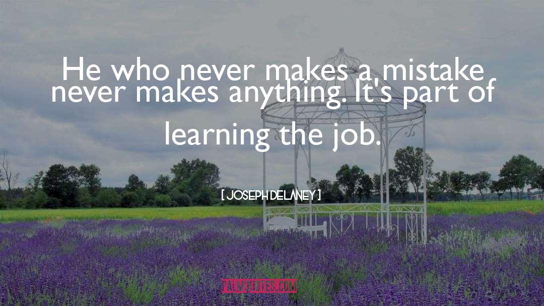 Mistake quotes by Joseph Delaney