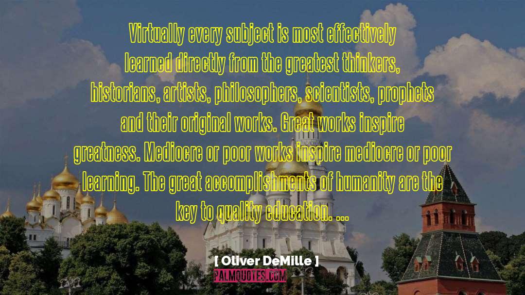 Mistakes And Learning quotes by Oliver DeMille