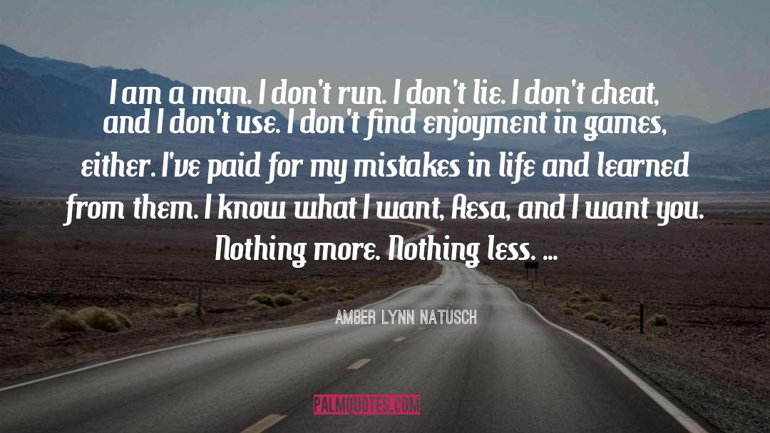 Mistakes In Life quotes by Amber Lynn Natusch