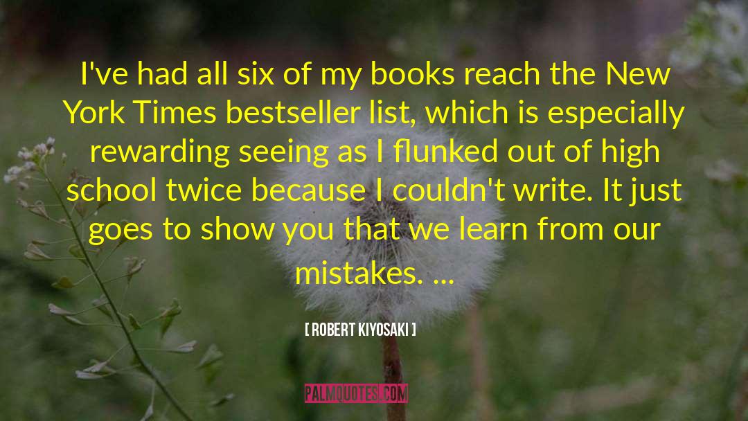 Mistakes Learn quotes by Robert Kiyosaki