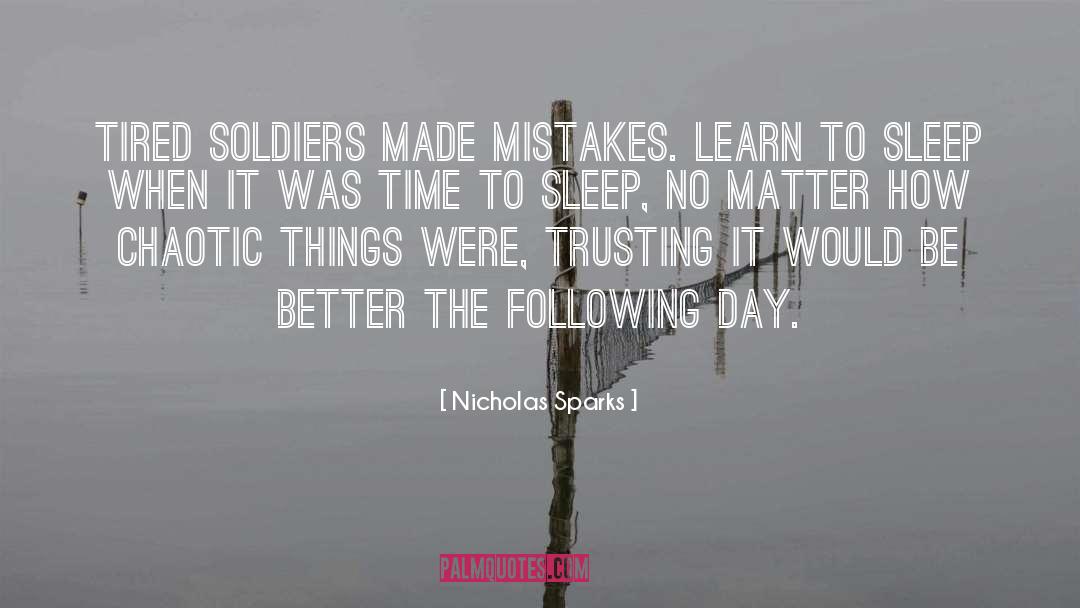 Mistakes Learn quotes by Nicholas Sparks