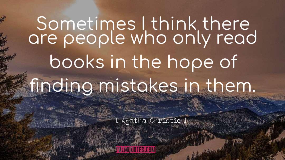 Mistakes Made quotes by Agatha Christie