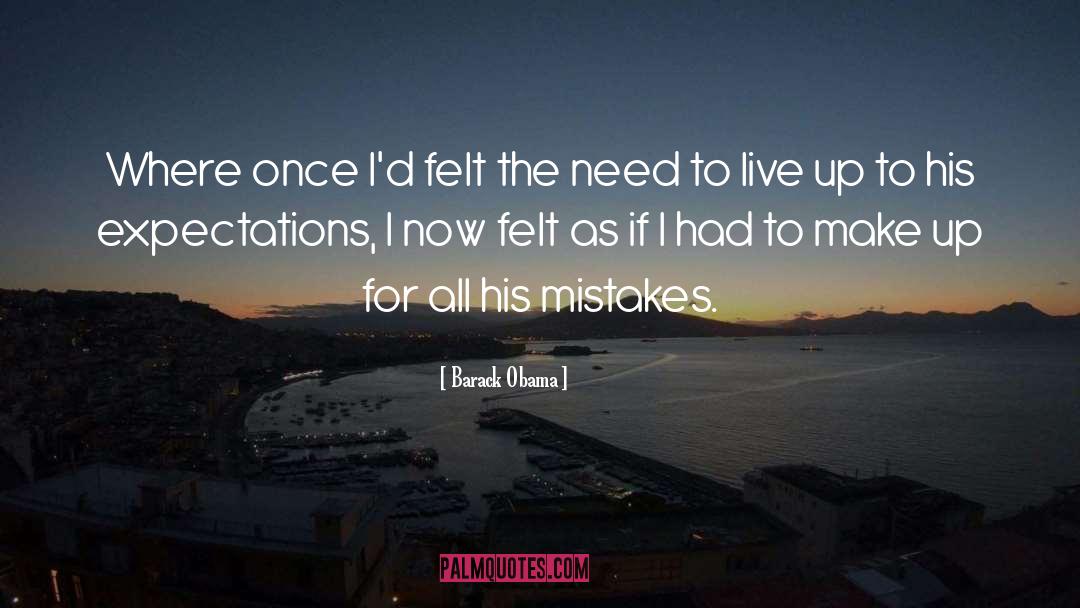 Mistakes quotes by Barack Obama