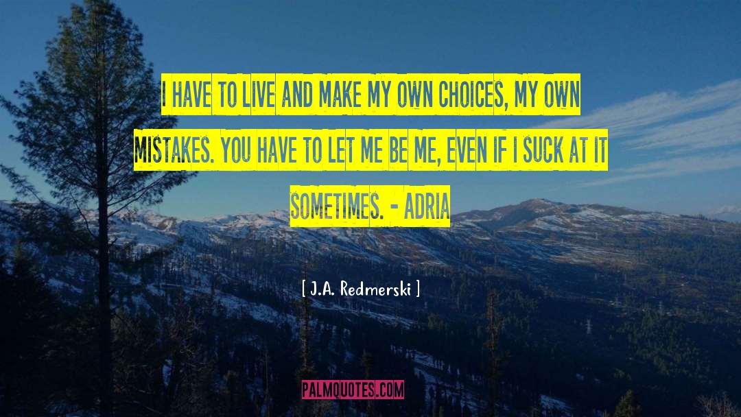 Mistakes You 27ve Made quotes by J.A. Redmerski