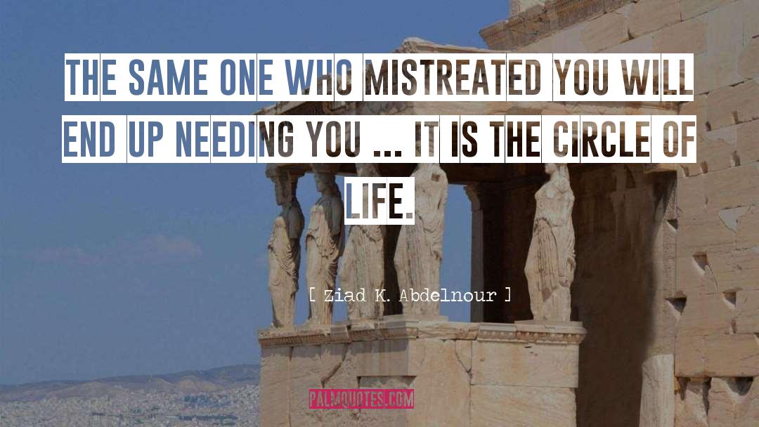 Mistreated quotes by Ziad K. Abdelnour