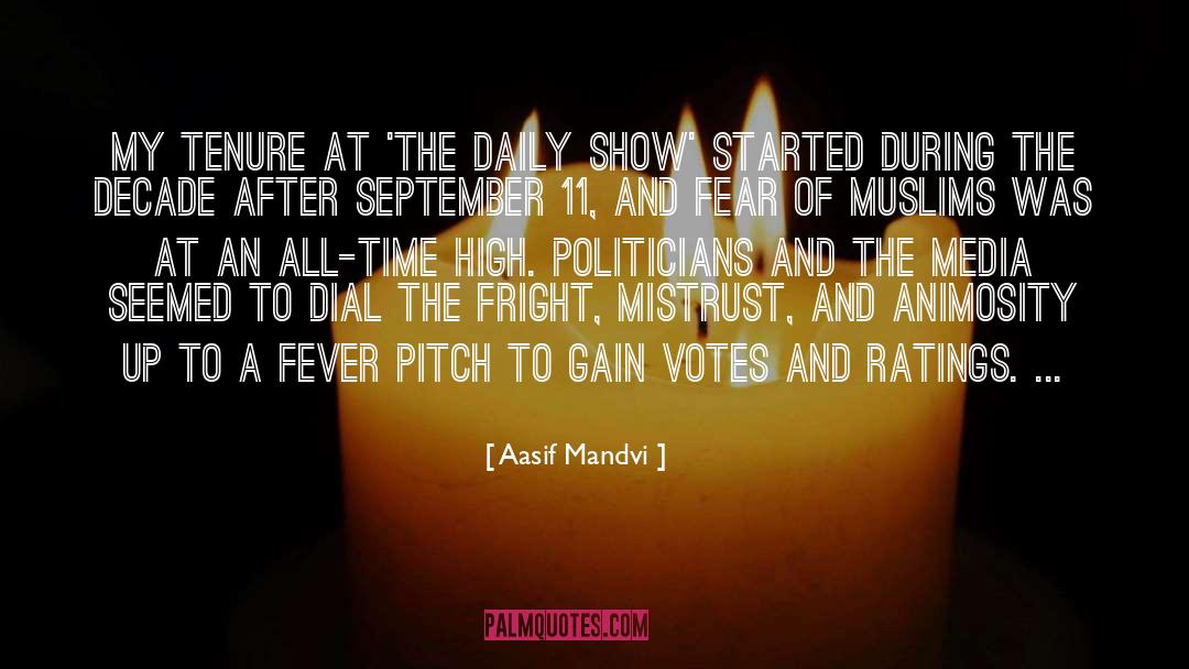 Mistrust quotes by Aasif Mandvi