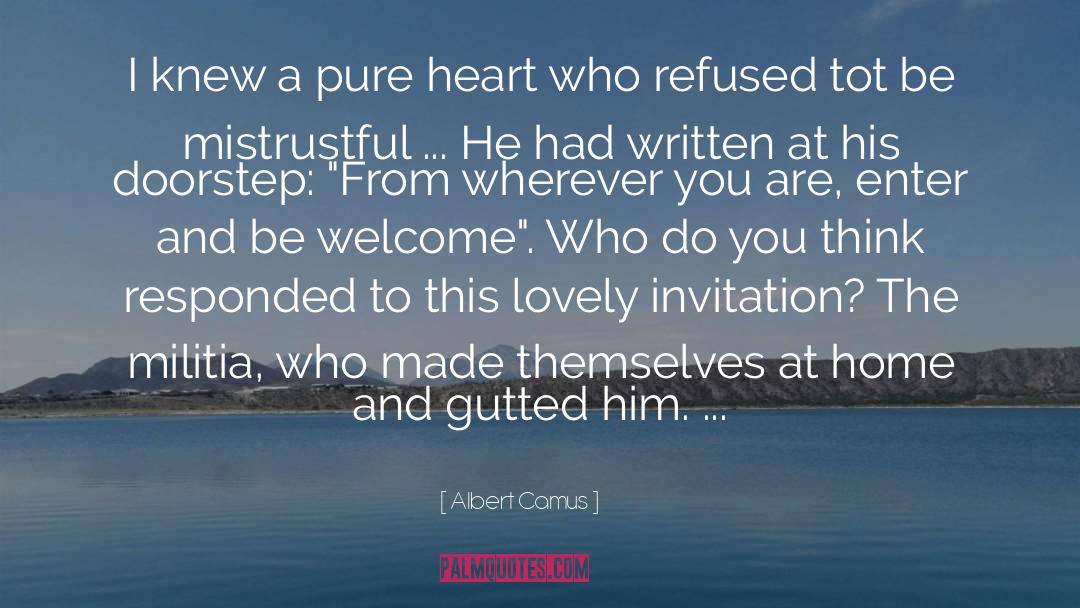 Mistrustful quotes by Albert Camus