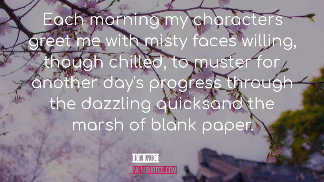 Misty Mornings quotes by John Updike