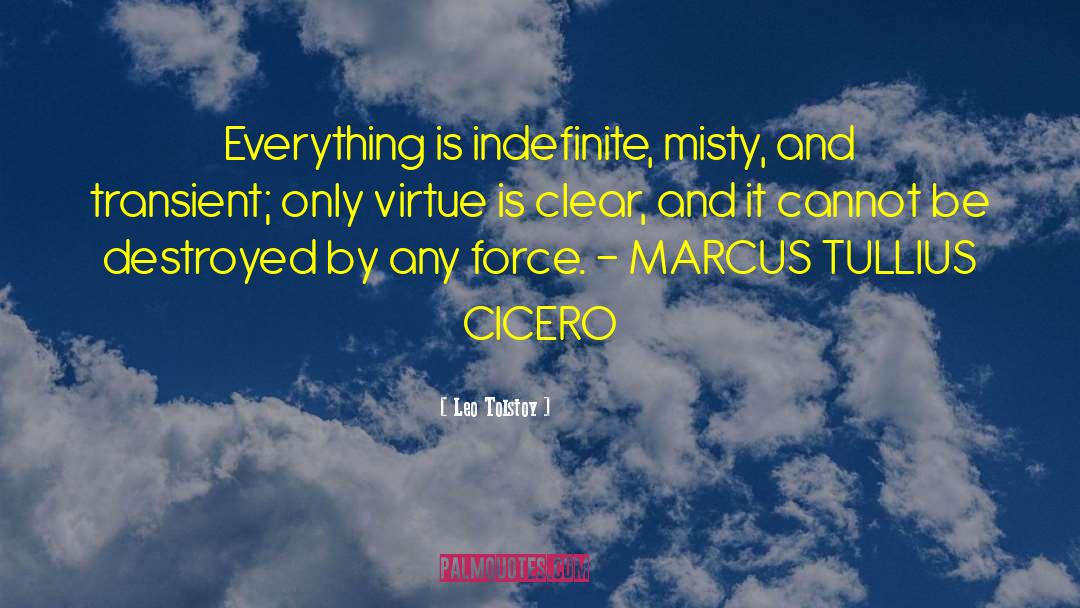 Misty quotes by Leo Tolstoy