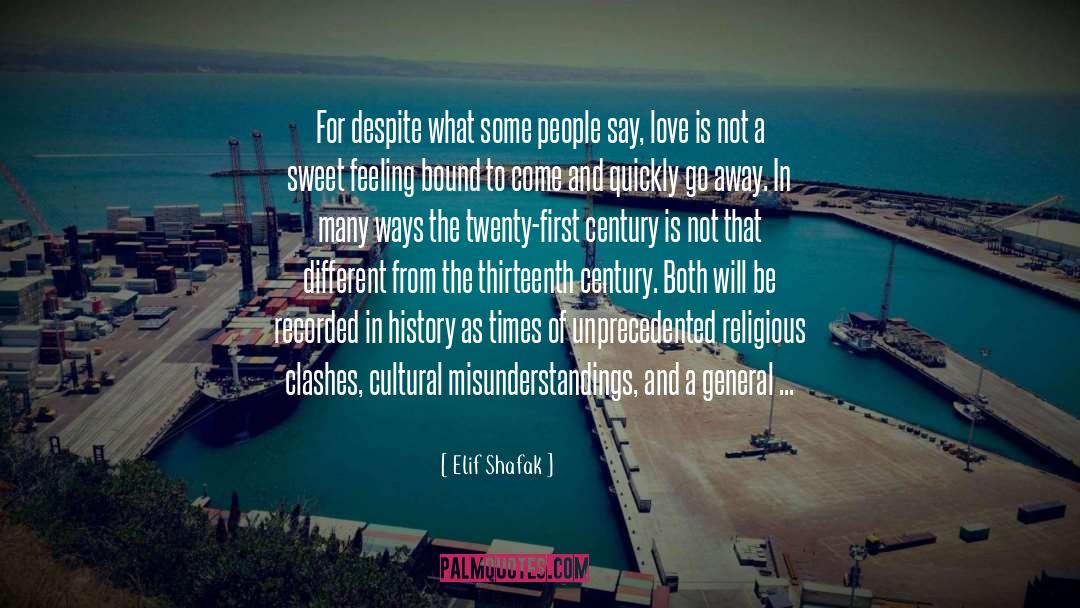 Misunderstandings quotes by Elif Shafak