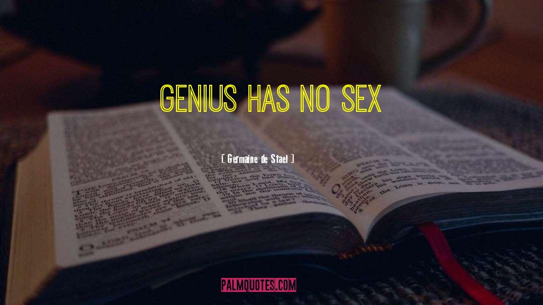 Misunderstood Genius quotes by Germaine De Stael