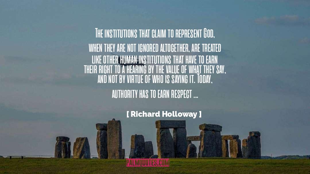 Misuse Of Authority quotes by Richard Holloway