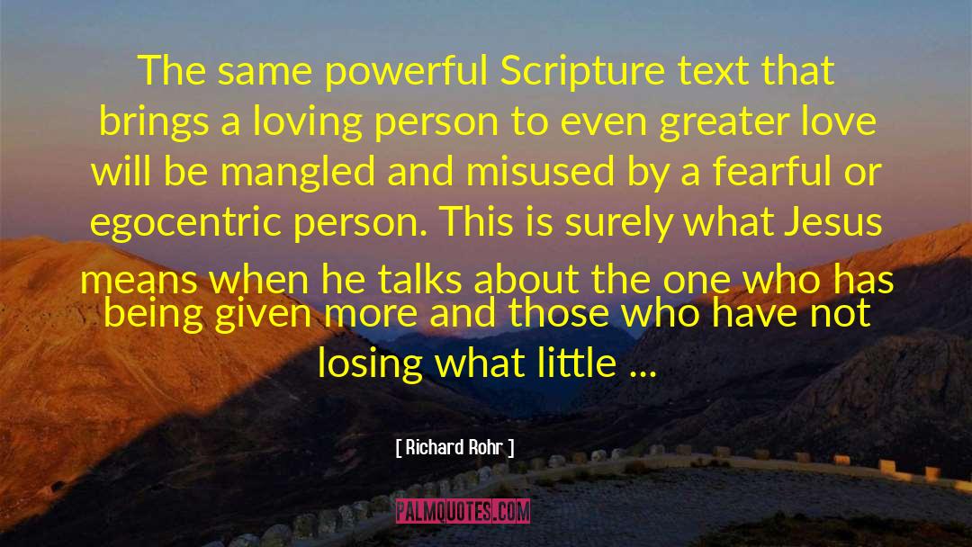 Misused quotes by Richard Rohr