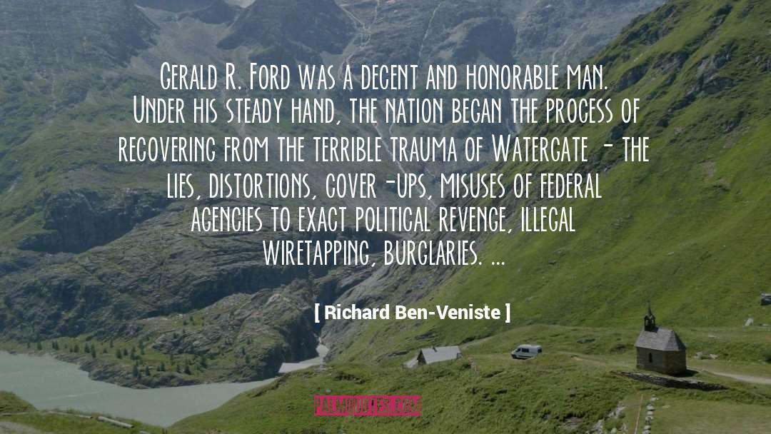 Misuses quotes by Richard Ben-Veniste