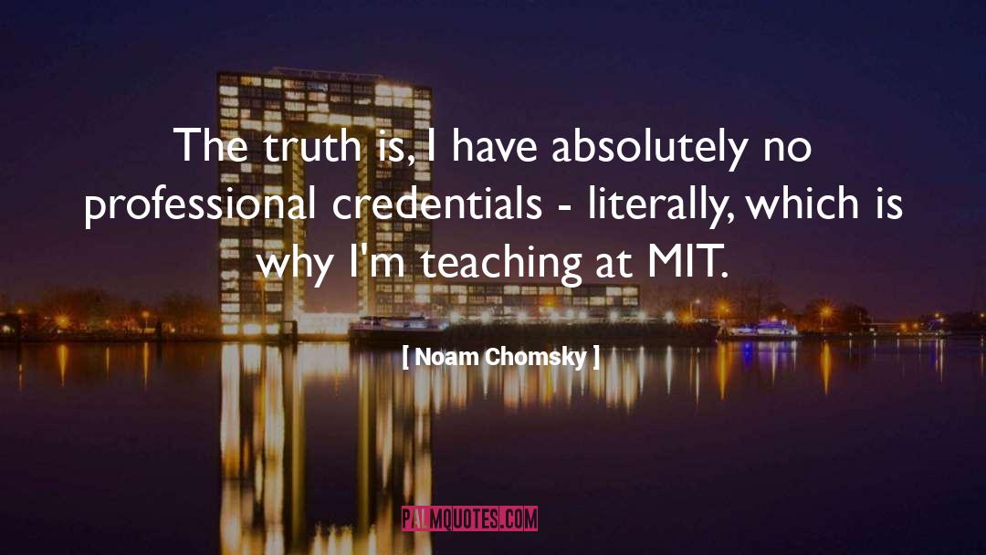 Mit quotes by Noam Chomsky