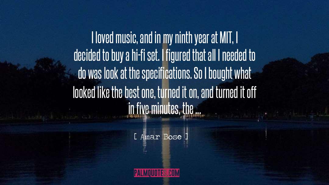 Mit quotes by Amar Bose