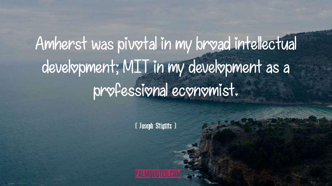 Mit quotes by Joseph Stiglitz