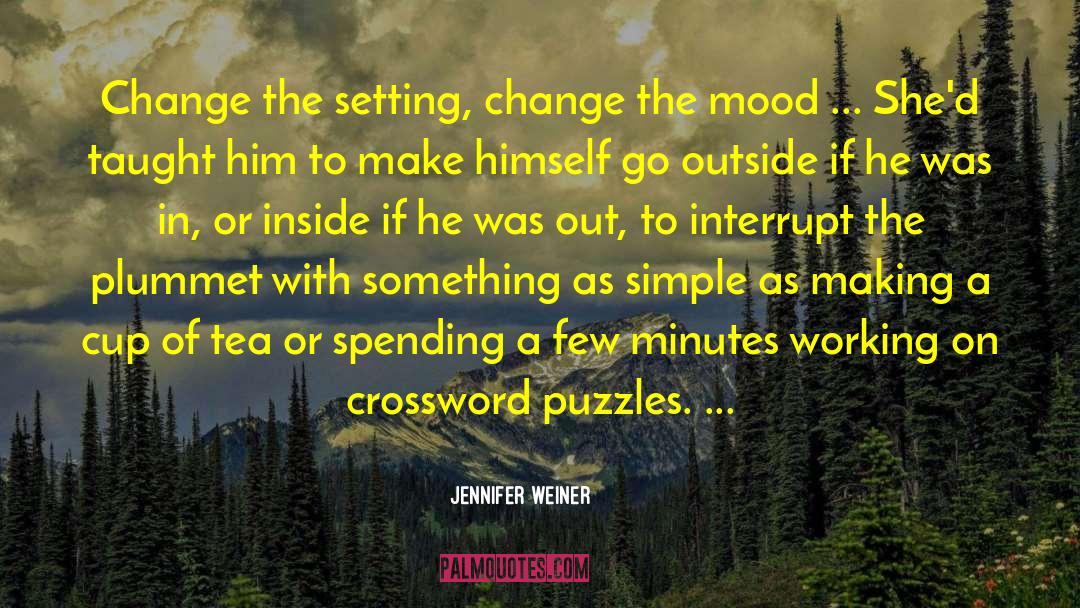 Mitigated Crossword quotes by Jennifer Weiner