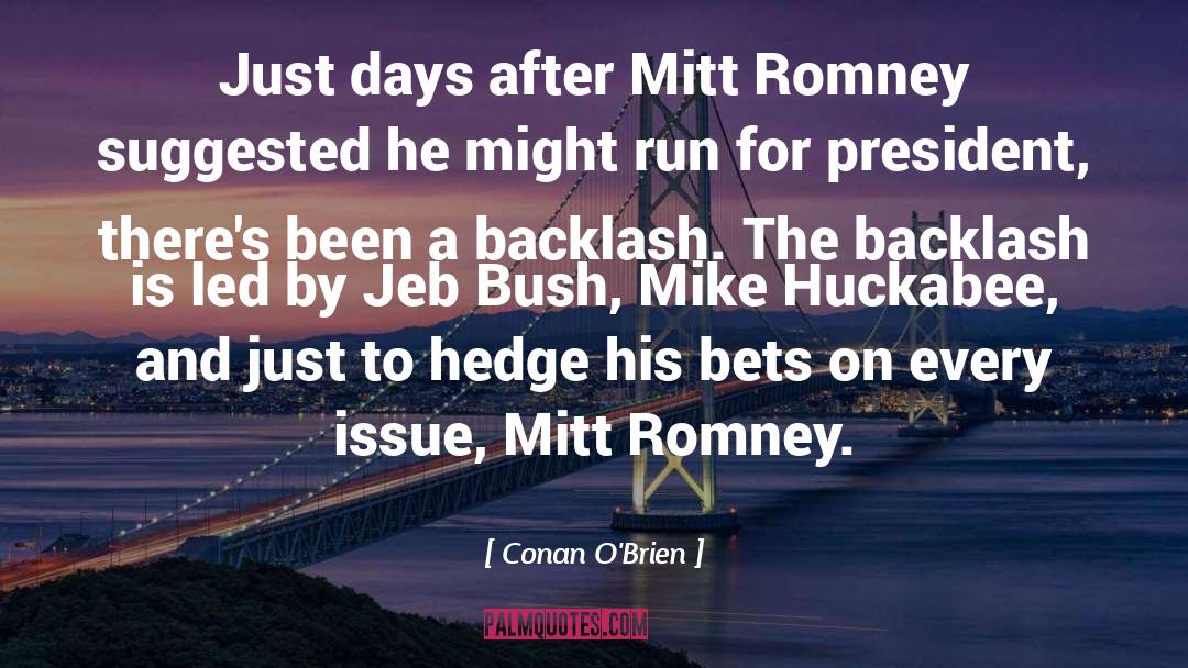 Mitt quotes by Conan O'Brien