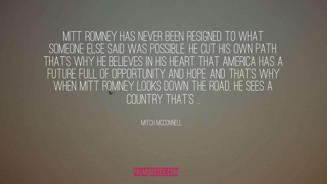 Mitt Romney quotes by Mitch McConnell