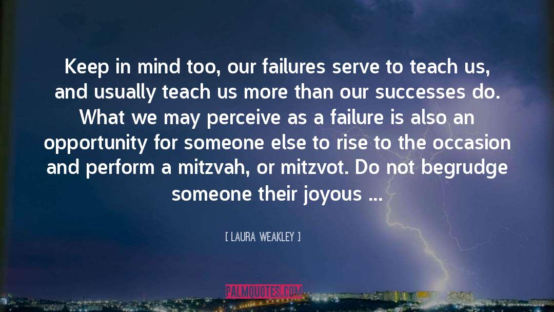 Mitzvah quotes by Laura Weakley
