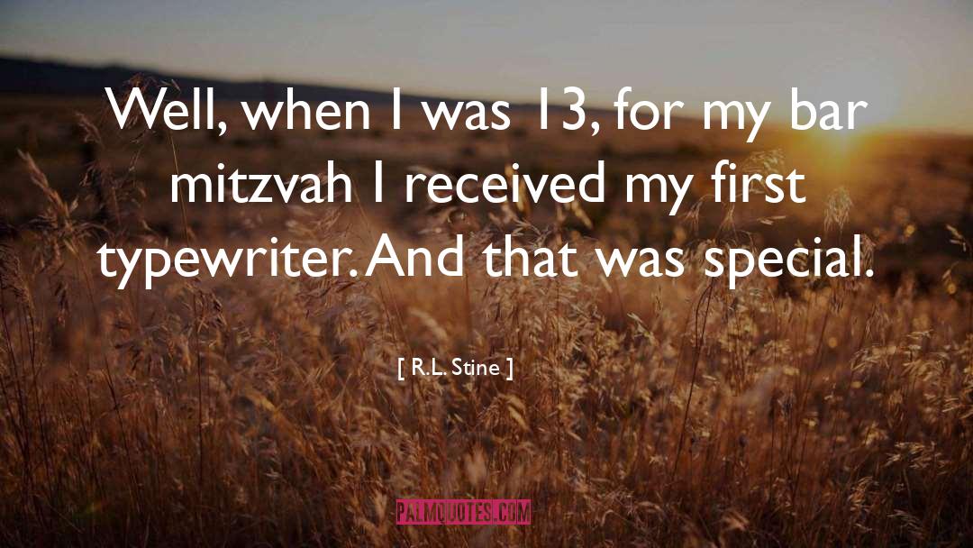 Mitzvah quotes by R.L. Stine