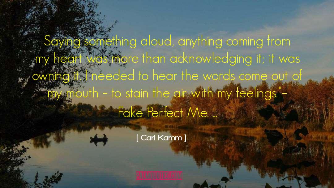 Mixed Feelings quotes by Cari Kamm