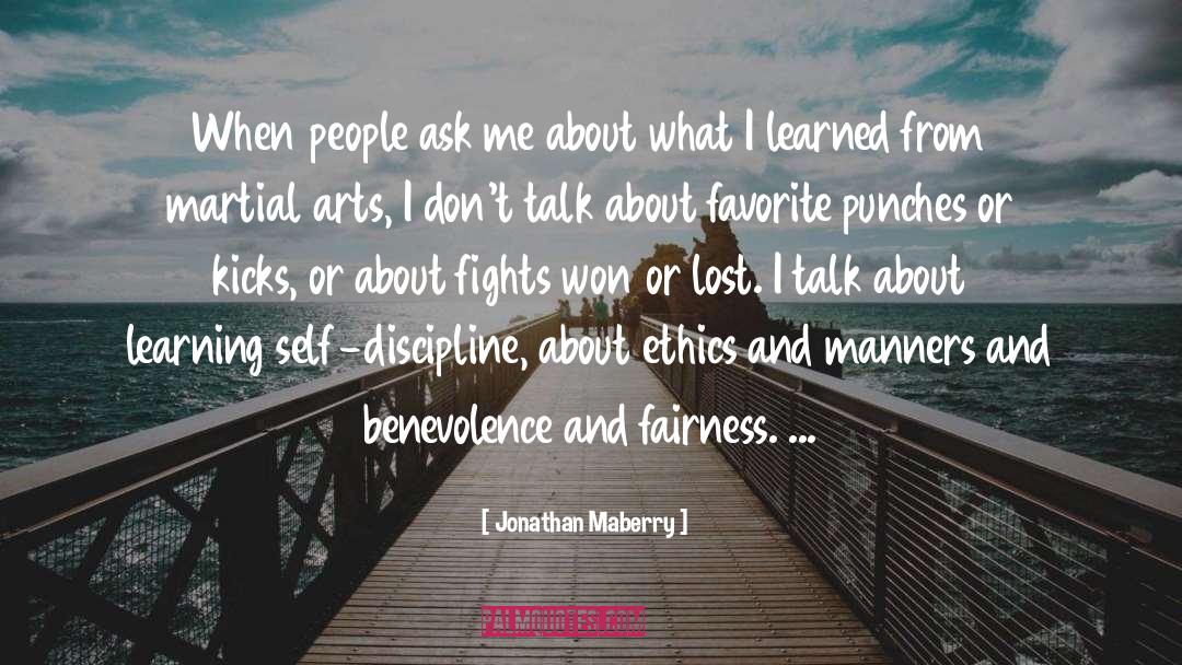 Mixed Martial Arts quotes by Jonathan Maberry