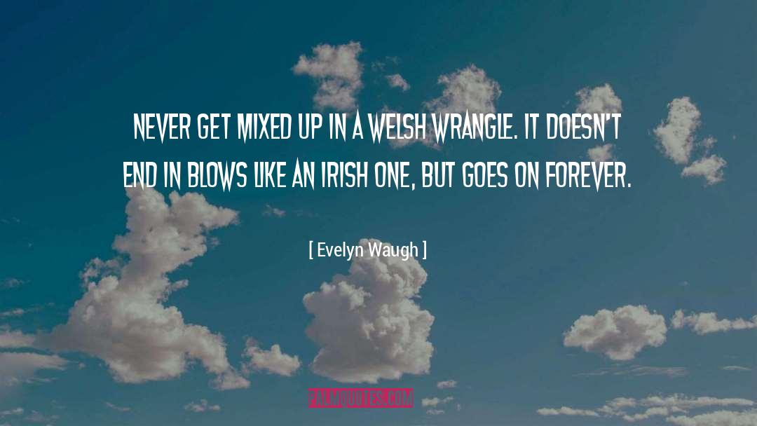 Mixed Up quotes by Evelyn Waugh