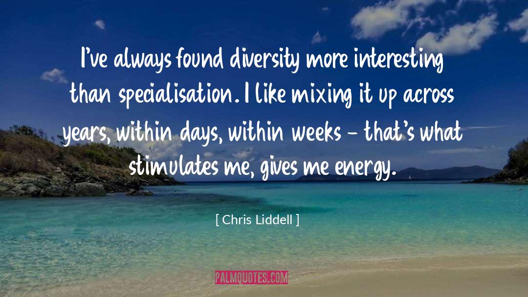 Mixing It Up quotes by Chris Liddell