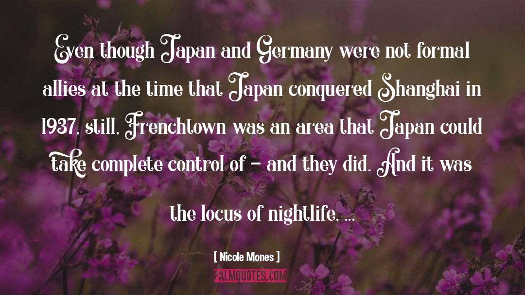 Miyakoshi Japan quotes by Nicole Mones