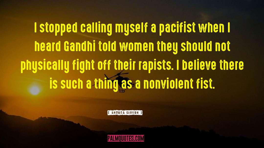 Mk Gandhi quotes by Andrea Gibson