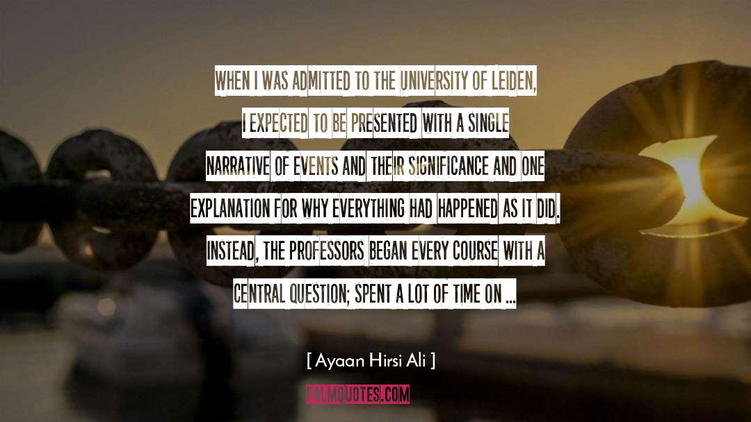 Mkwawa University quotes by Ayaan Hirsi Ali
