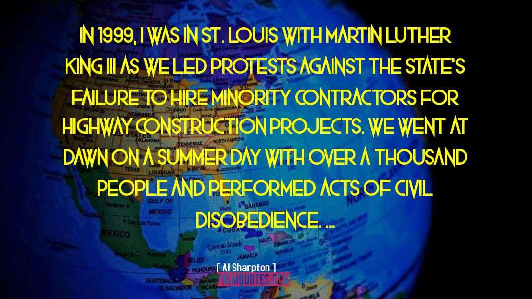 Mlk Martin Luther King quotes by Al Sharpton