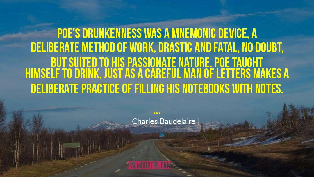 Mnemonic quotes by Charles Baudelaire