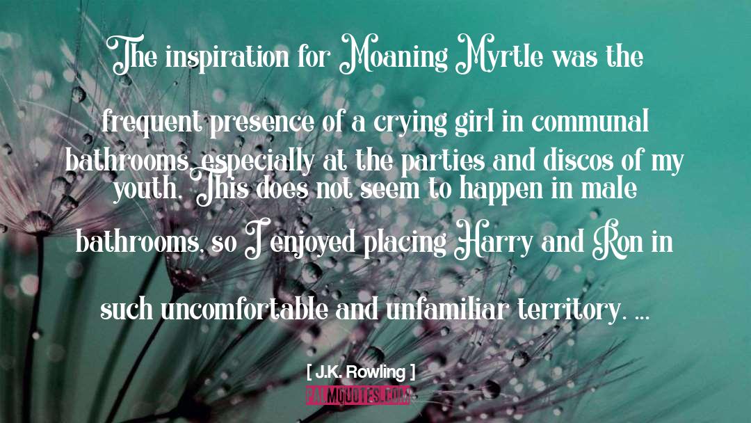 Moaning Myrtle quotes by J.K. Rowling