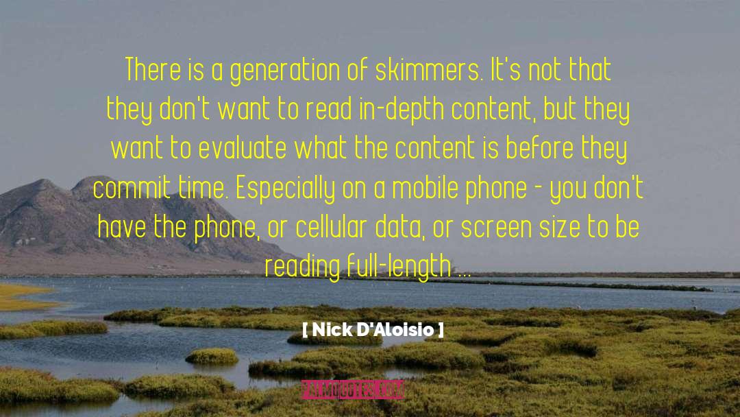 Mobile Phone quotes by Nick D'Aloisio
