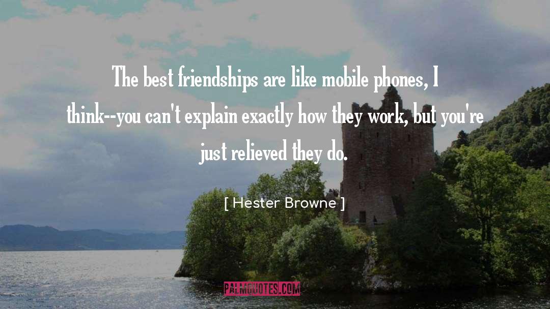 Mobile Phones quotes by Hester Browne