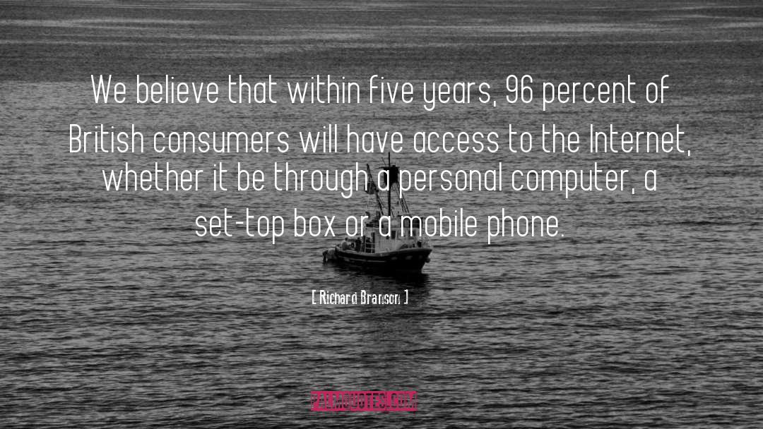 Mobile Phones quotes by Richard Branson