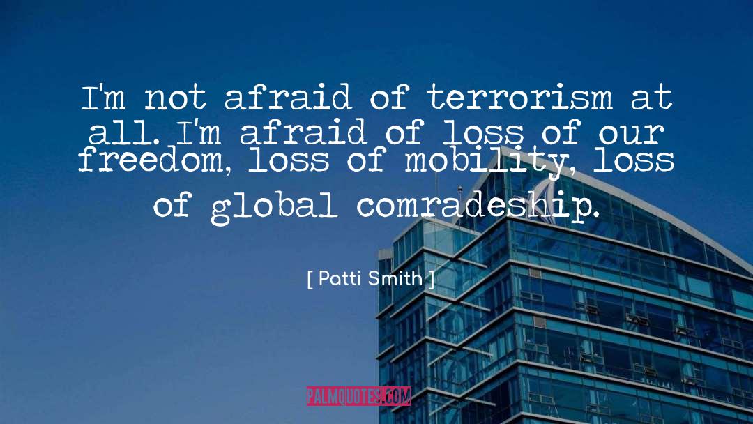 Mobility quotes by Patti Smith