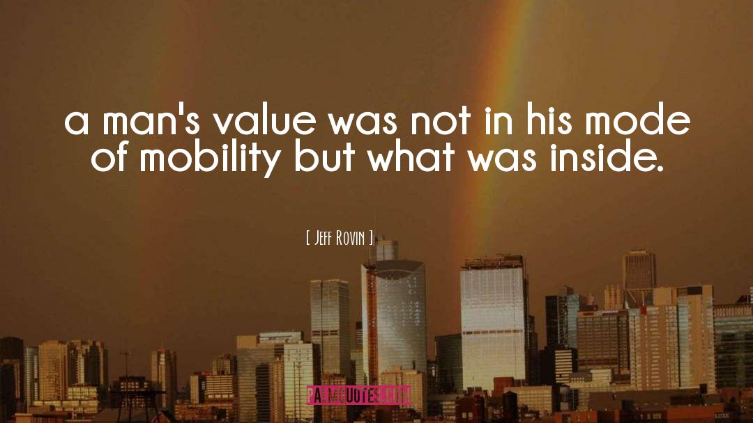 Mobility quotes by Jeff Rovin