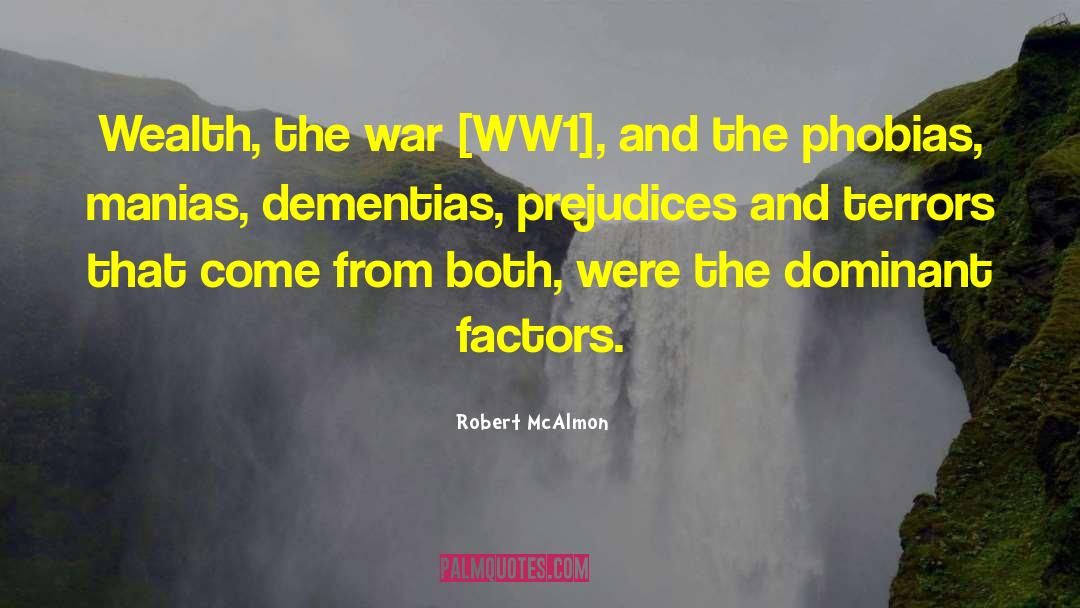 Mobilization Ww1 quotes by Robert McAlmon