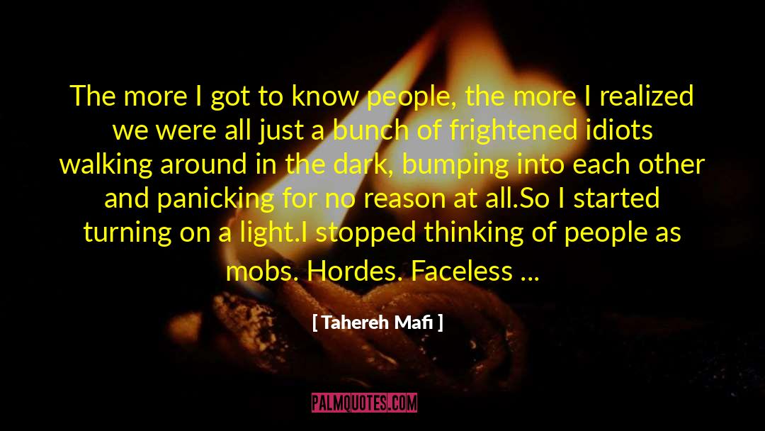 Mobs quotes by Tahereh Mafi