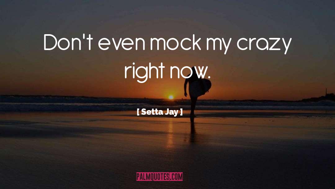 Mock Heroic quotes by Setta Jay