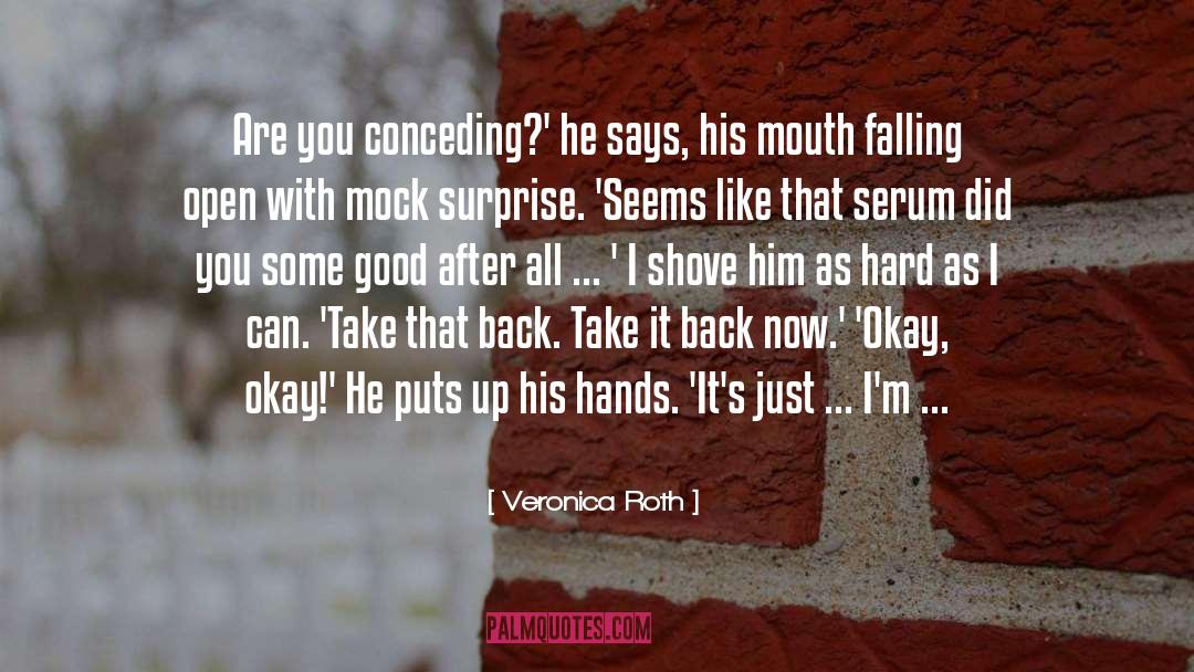 Mock quotes by Veronica Roth