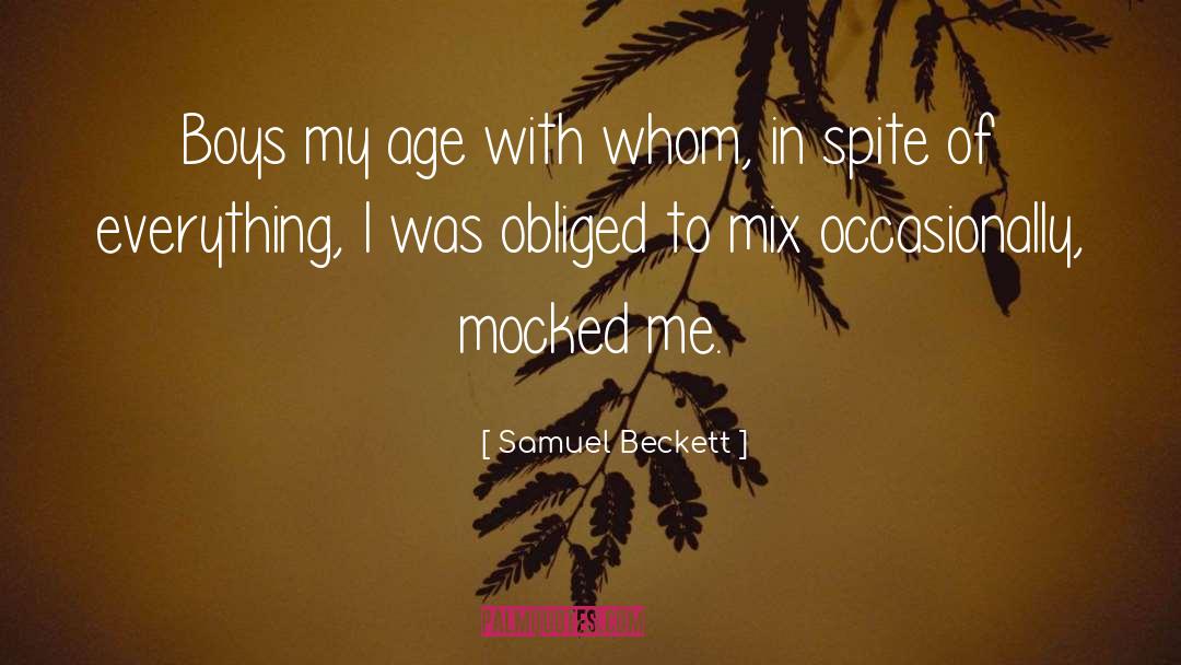 Mocked quotes by Samuel Beckett