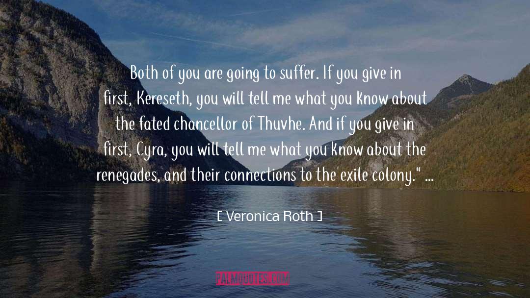 Mocking quotes by Veronica Roth