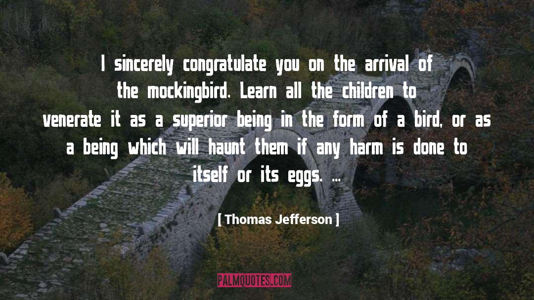 Mockingbird quotes by Thomas Jefferson