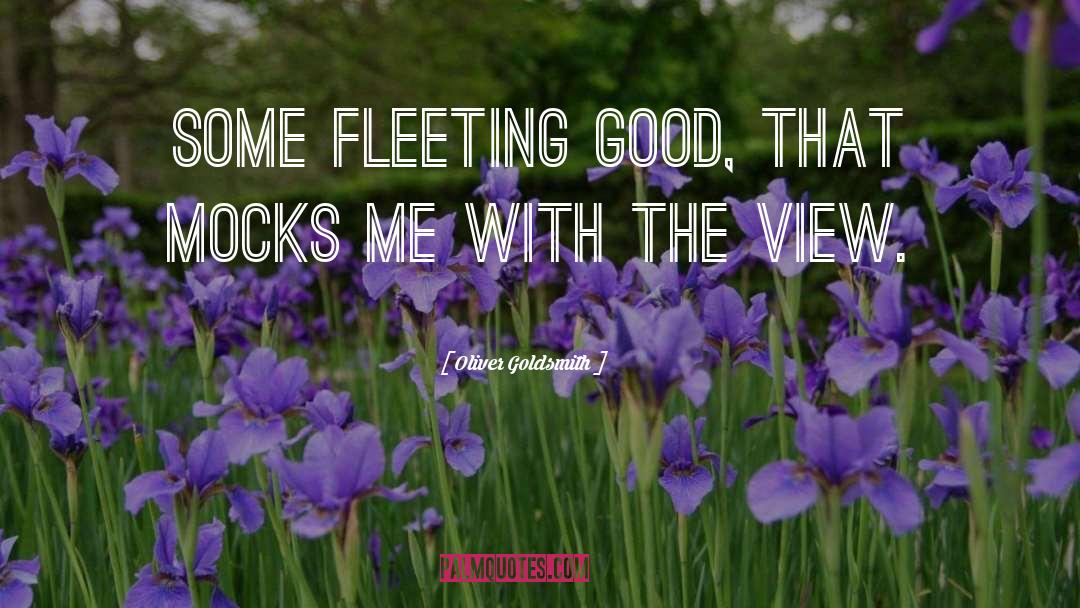 Mocks quotes by Oliver Goldsmith